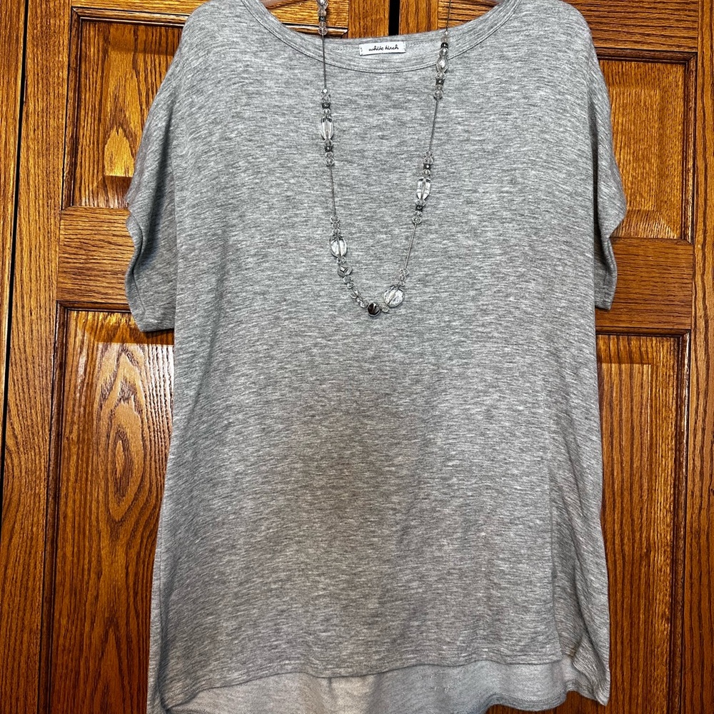 Cute T with torn back